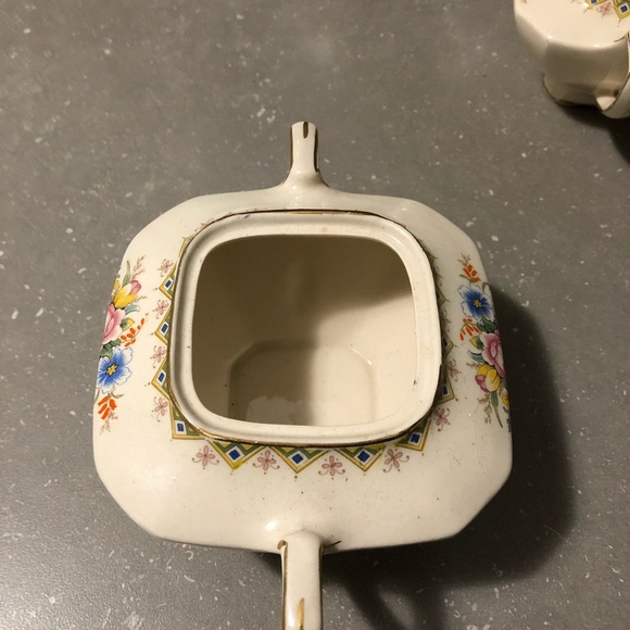 🇬🇧JOHN MADDOCK&SONS LTD, MADE IN ENGLAND, IVORY WARE, VINTAGE CREAM AND SUGAR. - Picture 11 of 16